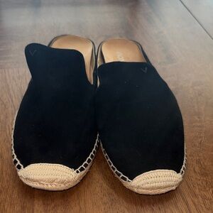 Vionic Black Suede Santorini Slip-On Shoes